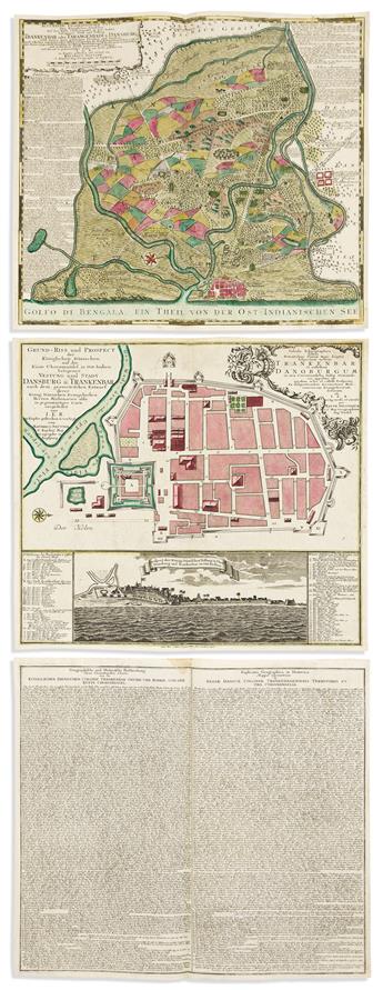 (EUROPE.) Various cartographers. Composite portfolio of approximately 55 seventeenth-and-eighteenth-century engraved regional maps